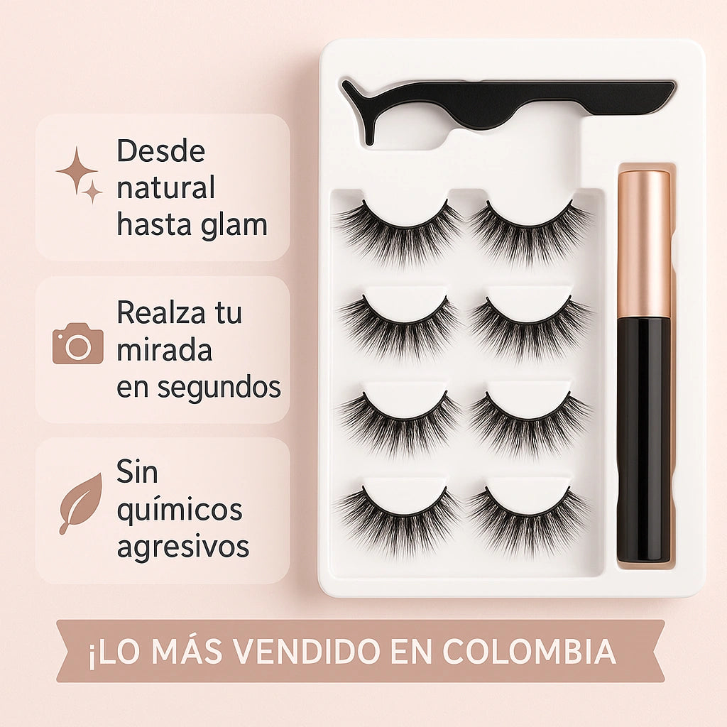 Magnetic Lash Impact – Kit Pestañas Magnéticas + Delineador GRATIS
